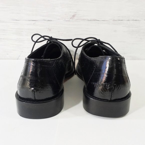 Stacey Adams Leather Derby Printed Memory Foam Dress Shoes NWOB main image 10
